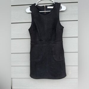 bishop + young Black Mini Dress